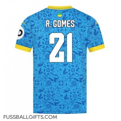 Wolves Rodrigo Gomes #21 Fußballbekleidung 3rd trikot 2025-26 Kurzarm Wolves Rodrigo Gomes #21 Fußballbekleidung 3rd trikot 2025-26 Kurzarm